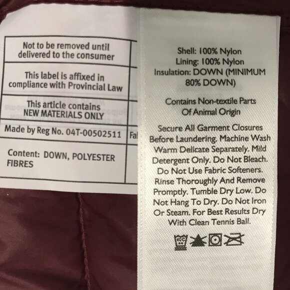 Eddie Bauer Womens Red Puffer Down Vest Size XS - Picture 6 of 9